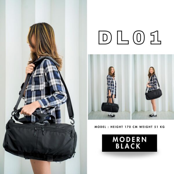 DL01 Duffle bag กระเป๋าไปยิม กระเป๋าเดินทาง กระเป๋าถือ - Image 5